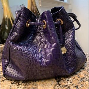 Brahmin Bucket Bag in Royal Blue